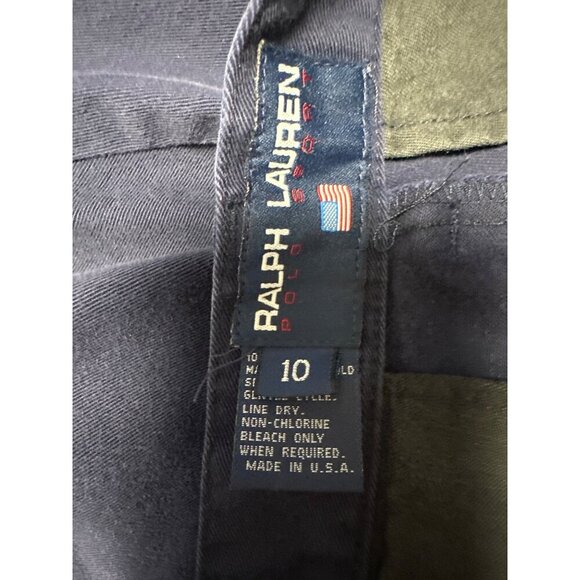 Ralph Lauren Polo Sport High Waisted Twill Shorts Size 10 - Picture 6 of 10